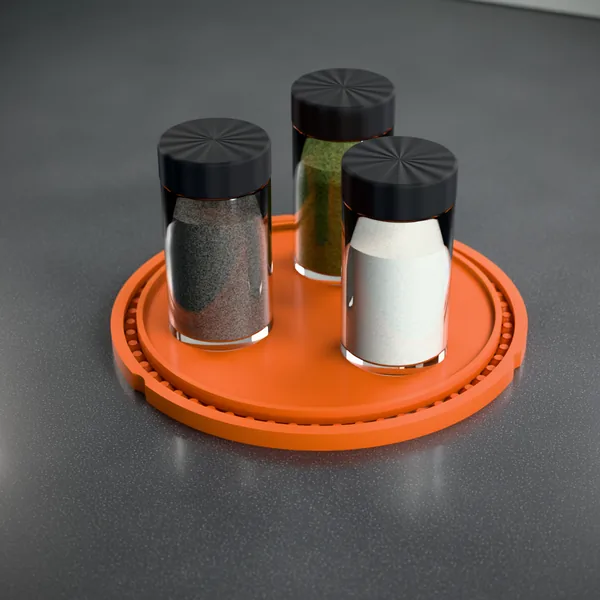 Drehteller (Lazy Susan, Drehscheibe) – 3D-Druck-Modell nach Maß