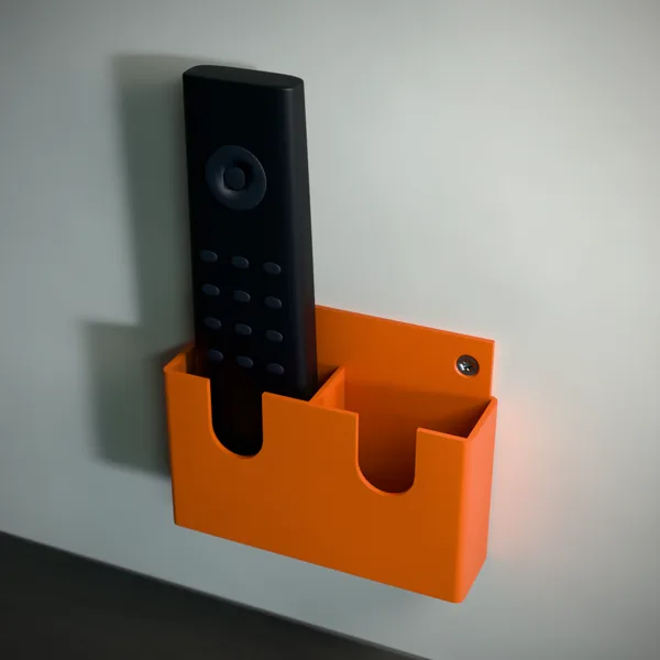 Fernbedienungs-Halter (Fernbedienungshalter, Fernbedienungsablage) – 3D-Druck-Modell nach Maß