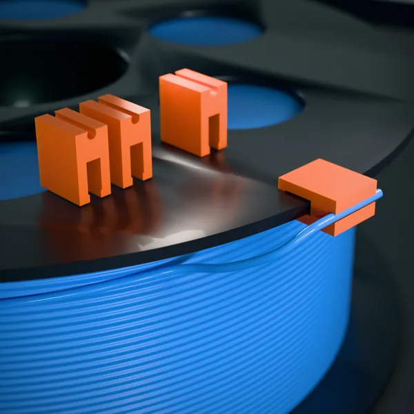 Filament-Clip (Filamentklammer, Filamenthalter) – 3D-Druck-Modell nach Maß