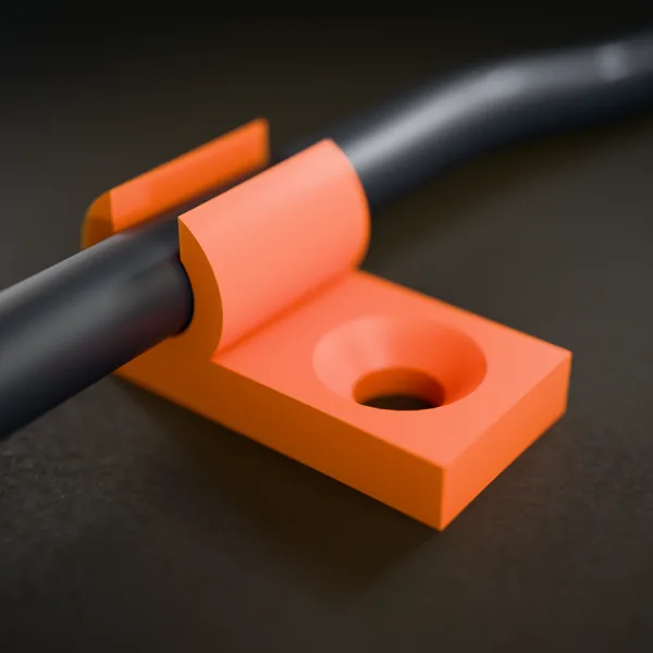 Kabelclip (Kabelhalter, Kabelführung) – 3D-Druck-Modell nach Maß