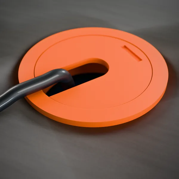 Kabeldurchführung (Kabeldurchlass, Tischdurchführung) – 3D-Druck-Modell nach Maß