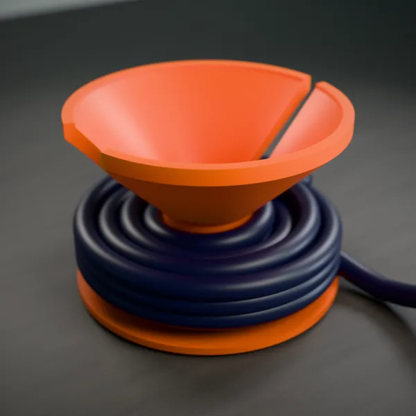 Kabelspule (Kabelaufwicklung, Kabelaufroller) – 3D-Druck-Modell nach Maß