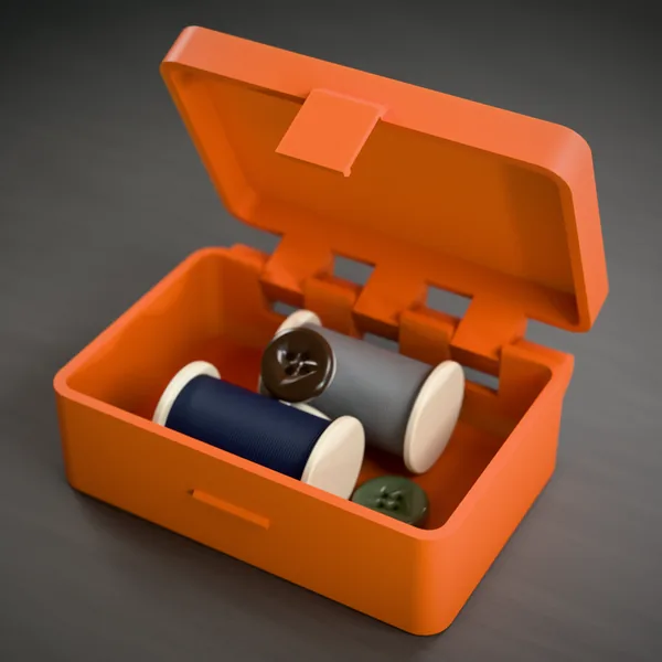 Klappbox mit Deckel (Klappbox, Scharnierbox) – 3D-Druck-Modell nach Maß