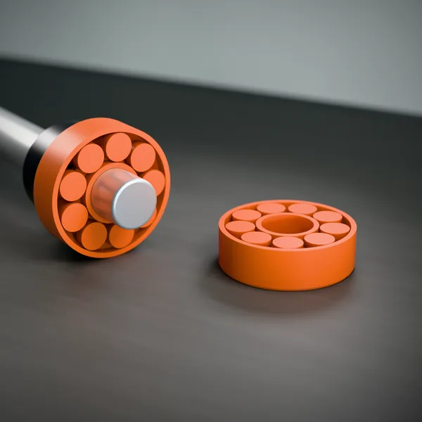 Rollenlager (Kugellager, Wälzlager) – 3D-Druck-Modell nach Maß