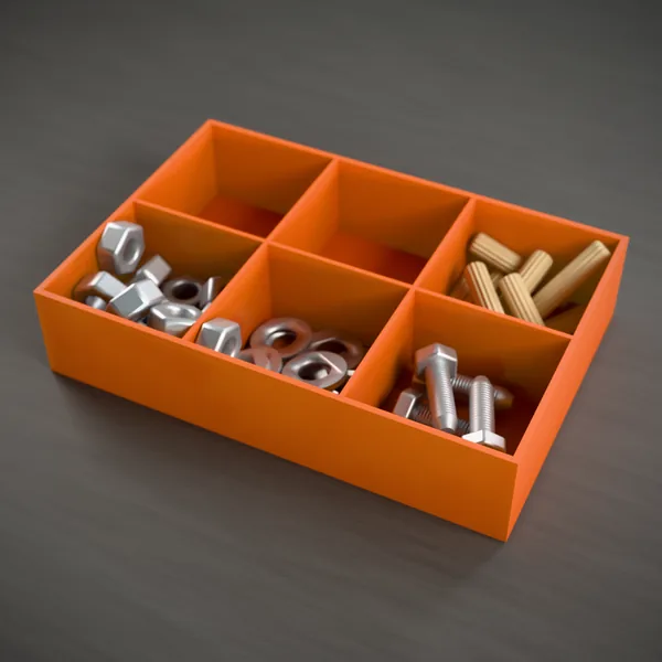 Sortierkasten (Sortimentskasten, Schraubenbox) – 3D-Druck-Modell nach Maß