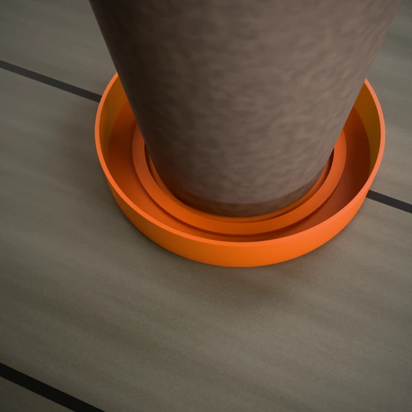Topf-Untersetzer (Blumentopfuntersetzer, Pflanzenuntersetzer) – 3D-Druck-Modell nach Maß