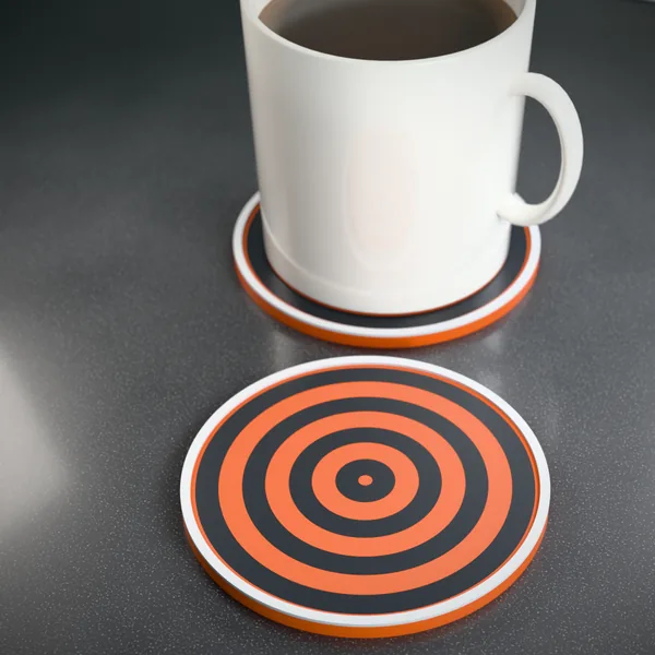 Untersetzer mit Muster (Untersetzer, Glasuntersetzer) – 3D-Druck-Modell nach Maß