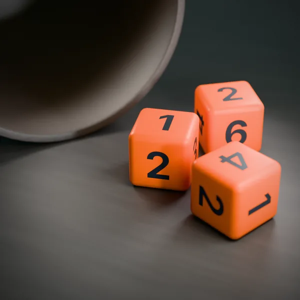 Spielwürfel (Würfel, Zahlenwürfel) – 3D-Druck-Modell nach Maß